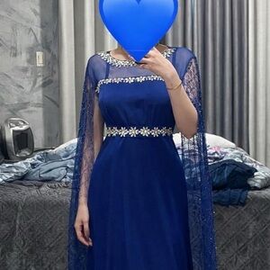 Elegant Blue Evening Gown